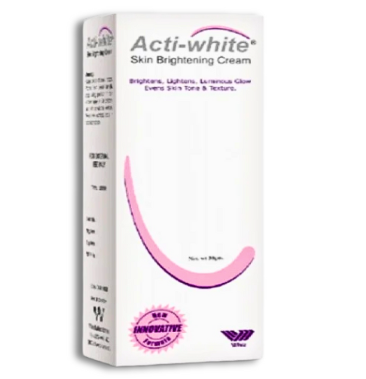 Acti White Skin Brightening Cream 30gm – Glutathione brightening cream for glowing, even-toned, and smooth skin