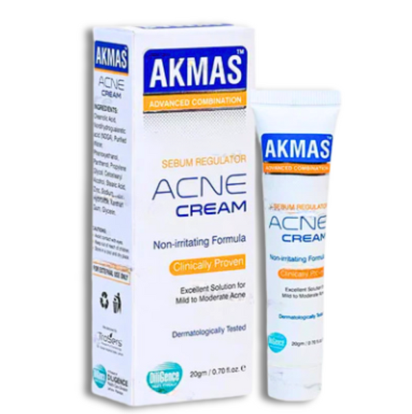 Akmas Acne Cream for pimples and acne-prone skin treatment
