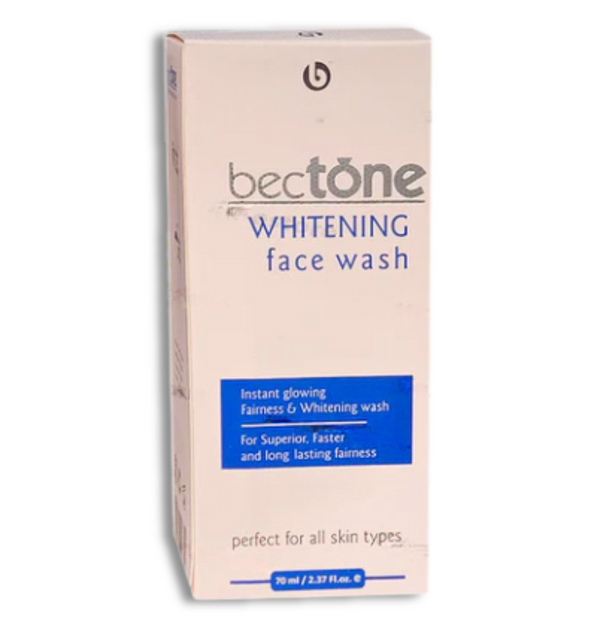 Bectone Whitening Face Wash 70ml brightening cleanser for glowing skin