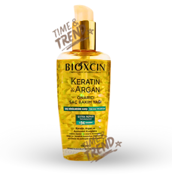 Bioxcin Keratin & Argan Repairing Hair Care Oil, 150ml
