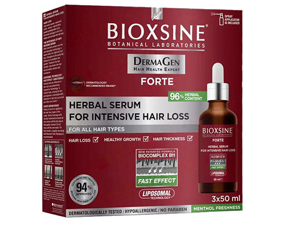 Bioxsine Dermagen Forte Spray herbal Serum 150ML - buy online at best price in Pakistan. Benefits, usage and details.
