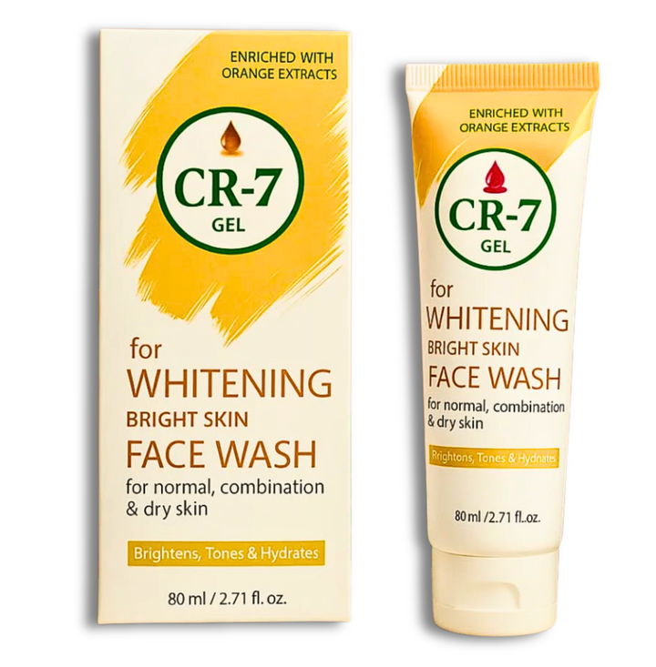 CR 7 Whitening Face Wash Gel for glowing and even-toned skin
