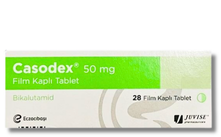 Casodex 50mg 28 Tablets with Bicalutamide, used to treat prostate cancer