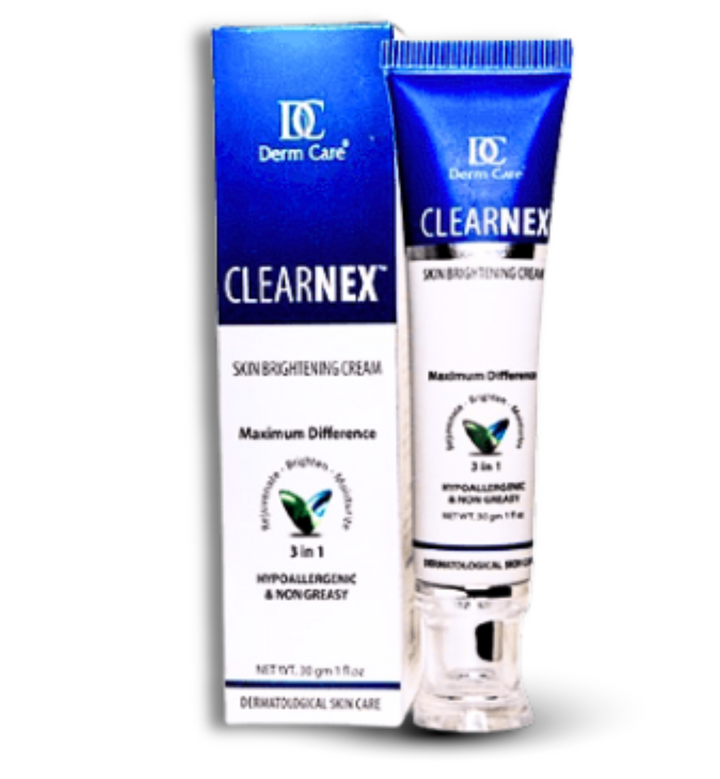 Clearnex Skin Brightening Cream 30gm – brightening and lightening cream for dark spots, pigmentation, and glowing skin