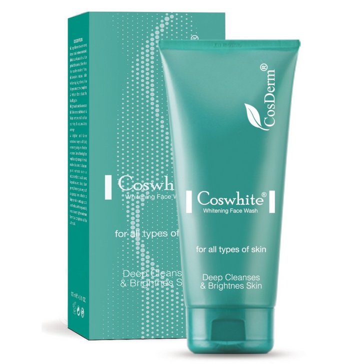 Coswhite Whitening Face Wash – Brightening and deep cleansing face wash for soft, glowing, and even-toned skin