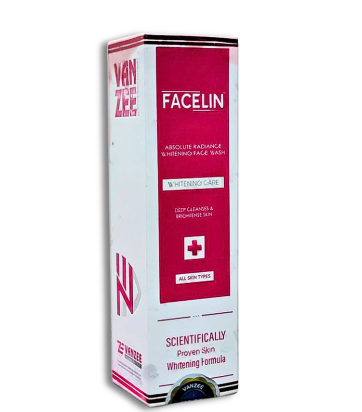 Facelin Whitening Face Wash – Brightening and cleansing face wash for glowing, even-toned, and refreshed skin