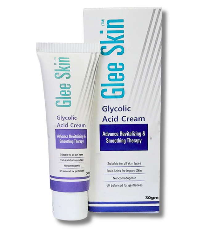 Glee Skin Glycolic Acid Cream 30gm – Gentle exfoliating cream with glycolic acid for smoother, radiant skin