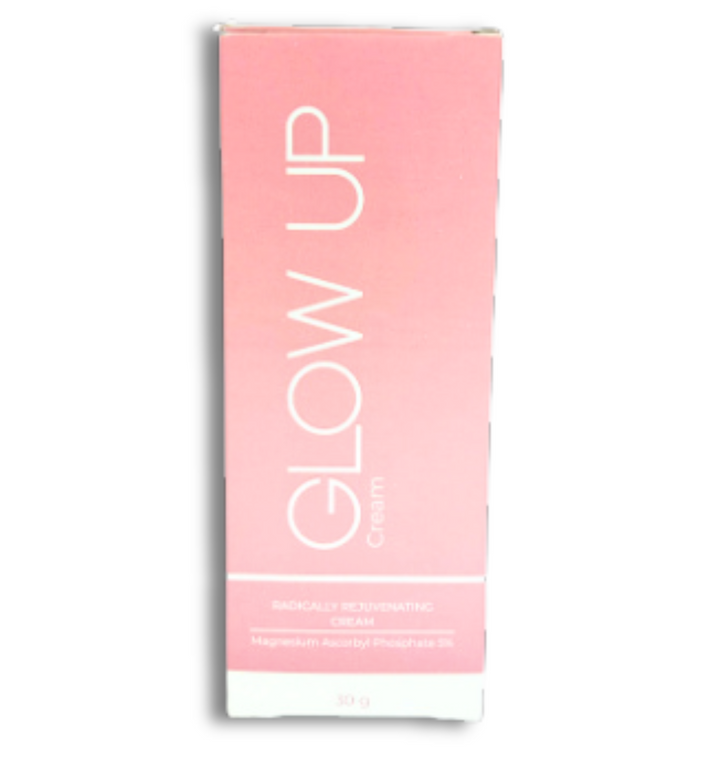Glow Up Cream 30gm for bright, glowing, and healthy skin – reduces dark spots and improves skin tone.