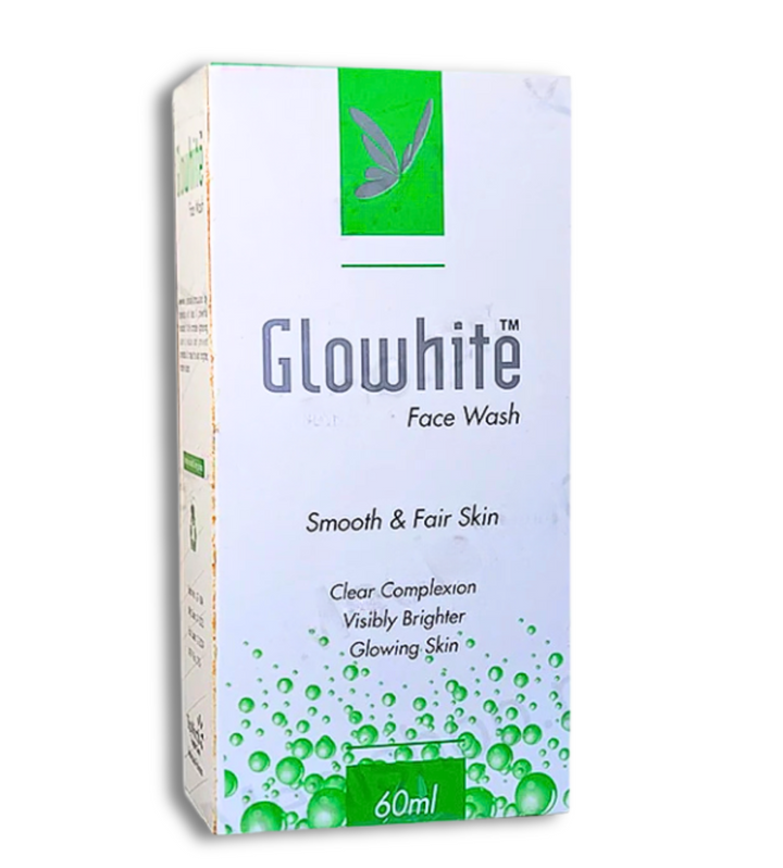 Glowhite Face Wash 60ml for bright, clear, and glowing skin