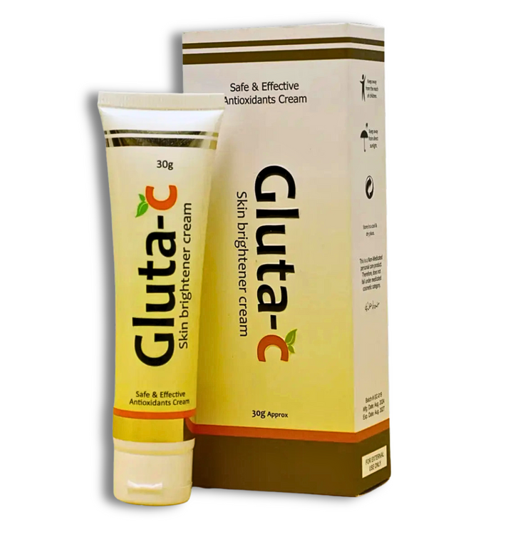 Gluta-C Skin Brightener Cream 30gm – Glutathione and Vitamin C Brightening Cream for Dark Spot and Pigmentation Treatment