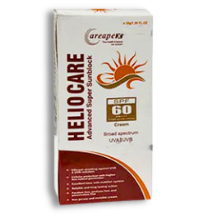  Heliocare Advance Super Sunblock SPF 60 Cream 30g for UVA and UVB protection
