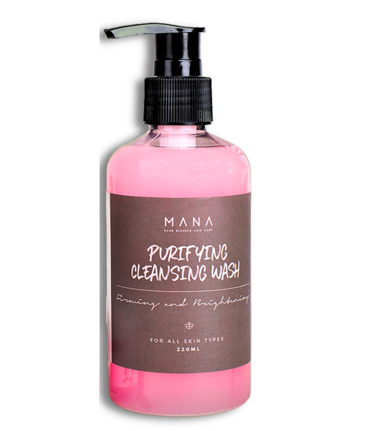 MANA Purifying Cleansing Facial Wash for deep cleansing and oil control
