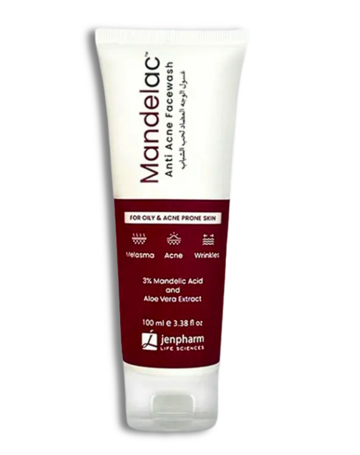 Mandelac Face Wash 100ml – exfoliating and brightening cleanser for smooth, glowing skin