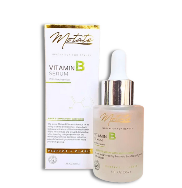 Motate Vitamin B Serum 30ml bottle – hydrates, brightens, and nourishes skin for a radiant glow