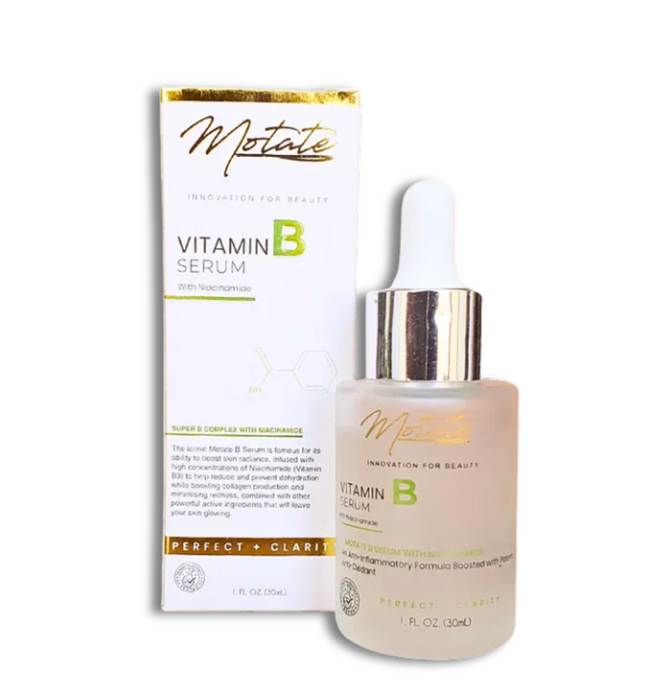 Motate Vitamin B Serum 30ml bottle – hydrates, brightens, and nourishes skin for a radiant glow