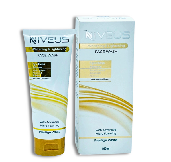 Niveus Whitening & Lightening Face Wash 100ml – Brightening and deep cleansing face wash for soft, glowing, and healthy skin