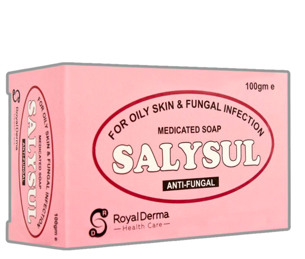 Salysul Medicated Soap 100gm with Salicylic Acid and Sulfur for acne treatment and antiseptic properties