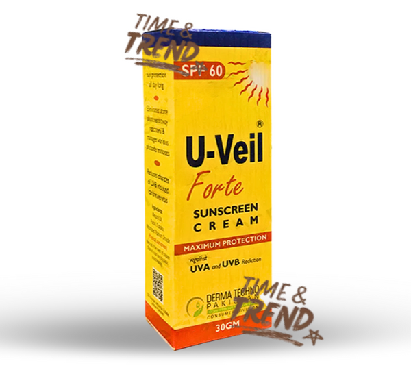 A person applying U-Veil Forte SPF 60 Sunblock to their face, showcasing its lightweight and non-comedogenic texture.
