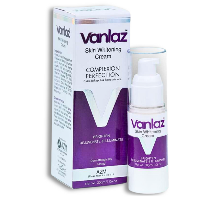 Vanlaz Skin Whitening Cream – skin brightening and lightening cream for dark spots, pigmentation, and glowing skin