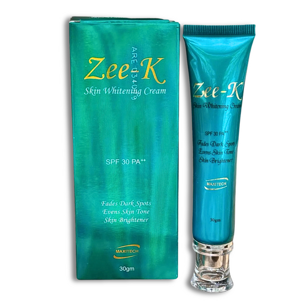 Zee-K Skin Whitening Cream 30gm – Skin Brightening and Pigmentation Removal Cream for Fair and Glowing Skin